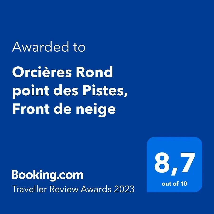 Orcieres Rond Point Des Pistes, Front De Neige Lejlighed Frankrig